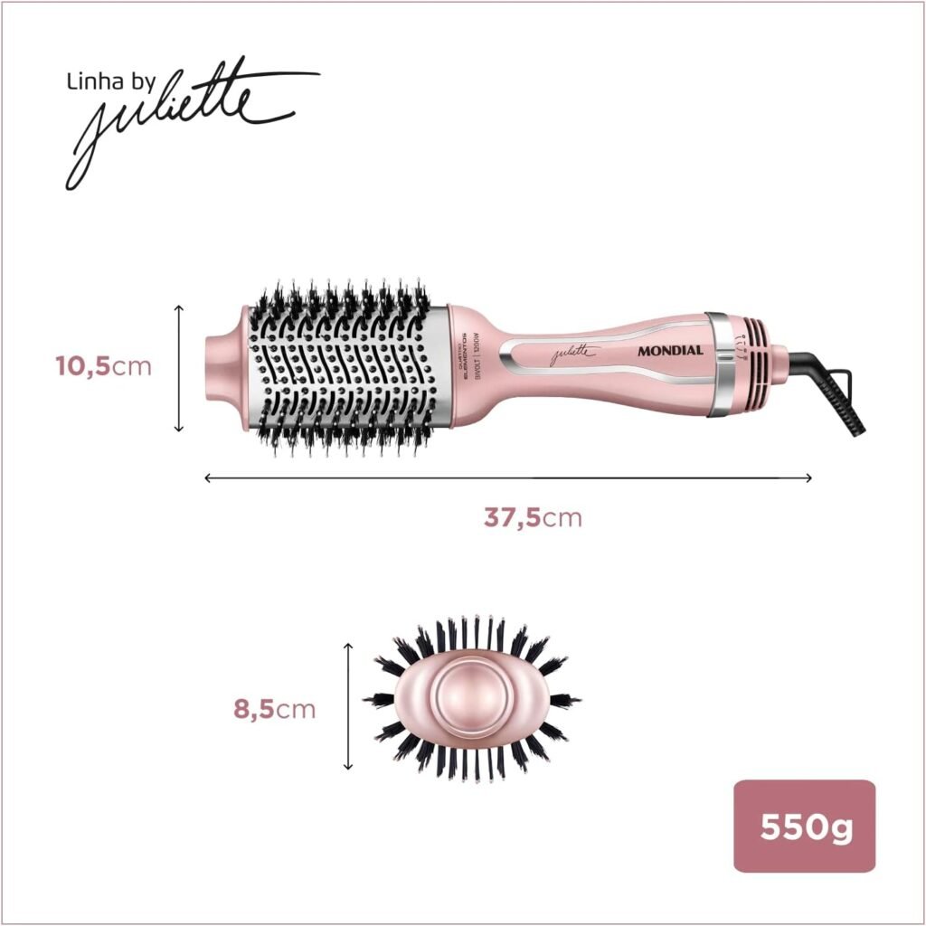 Escova Secadora Mondial Golden Rose é Boa